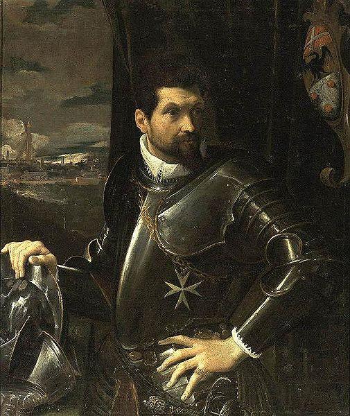 Ludovico Carracci Portrait of Carlo Alberto Rati Opizzoni in Armour